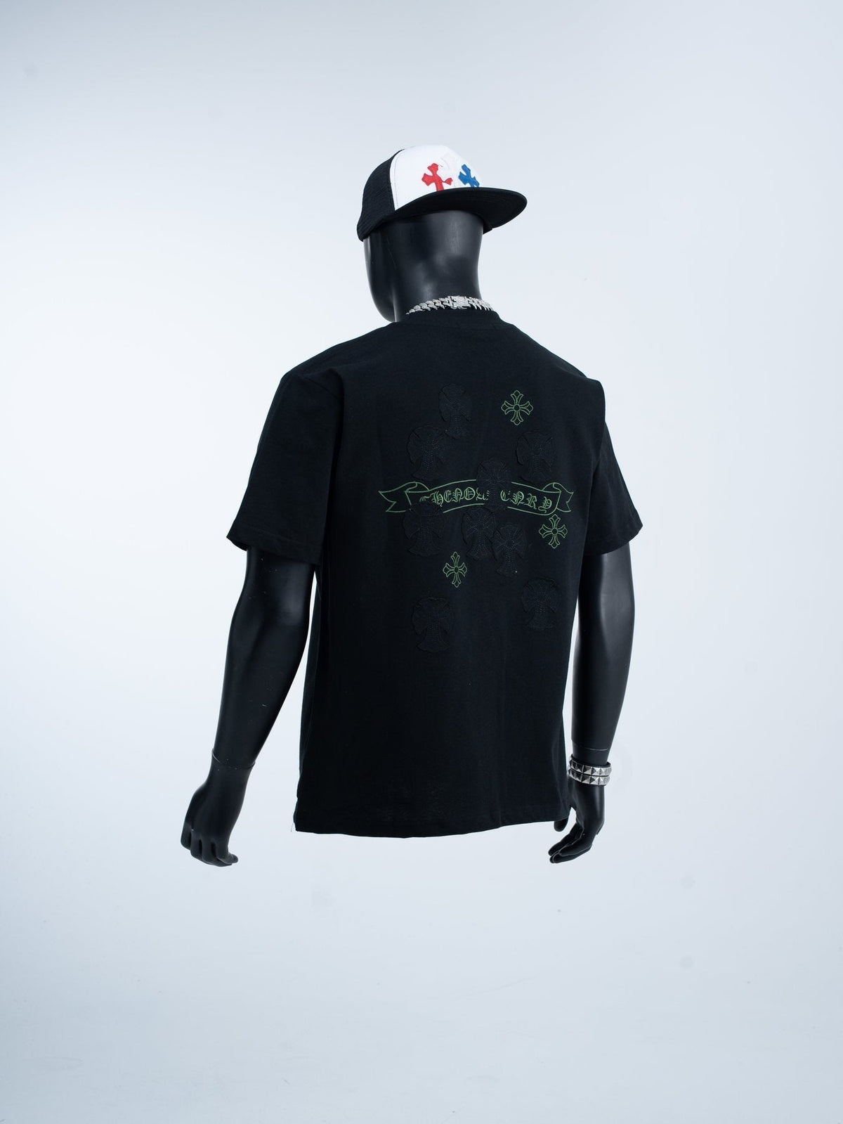 Chrome Hearts Cross Banner Graphic T-Shirt ¡ª context
