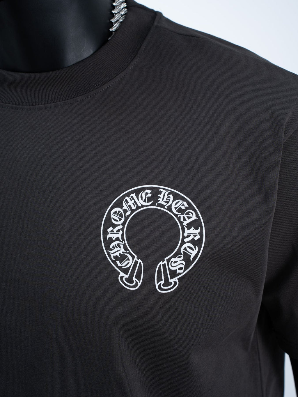 Chrome Hearts Horseshoe Gothic Graphic T-Shirt ¡ª detail