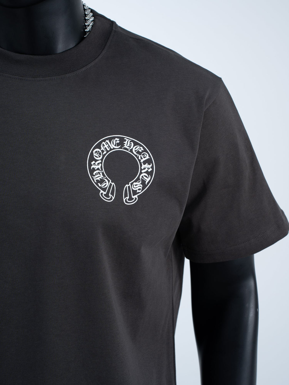 Chrome Hearts Horseshoe Gothic Graphic T-Shirt ¡ª hero