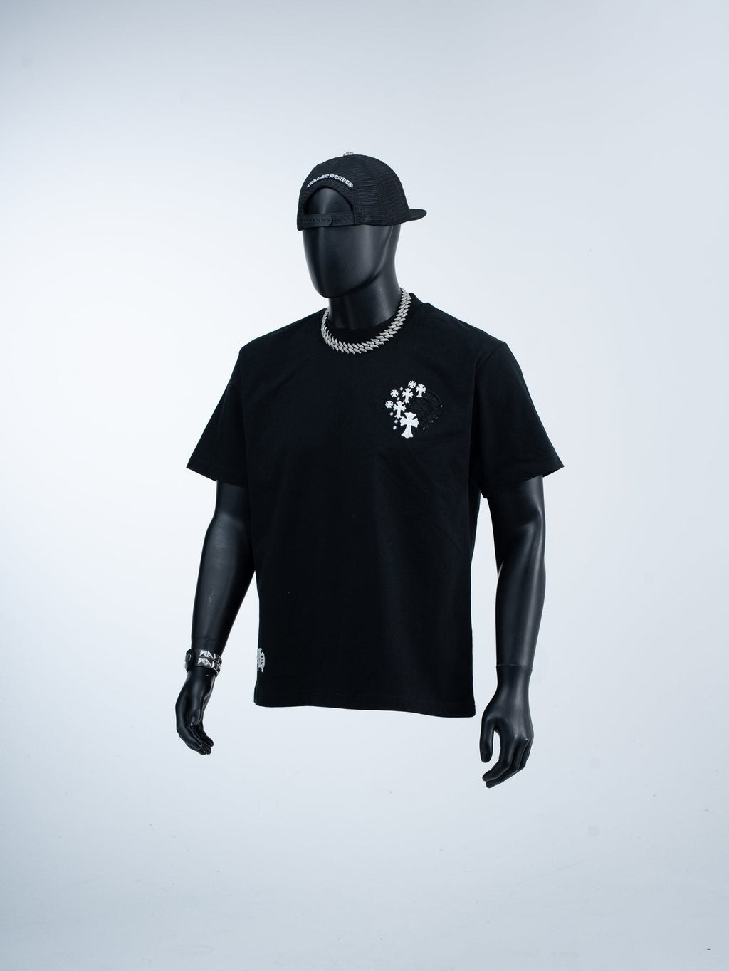 Chrome Hearts Cross Star Graphic Short-Sleeve T-Shirt ¡ª front
