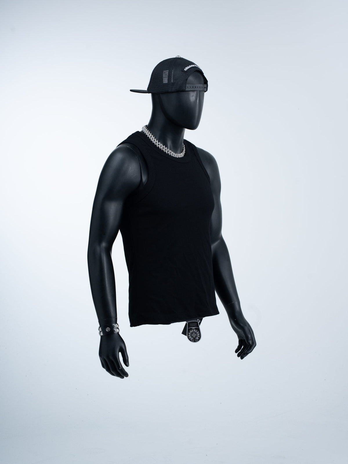Chrome Hearts Slogan Back Graphic Sleeveless T-Shirt ¡ª front