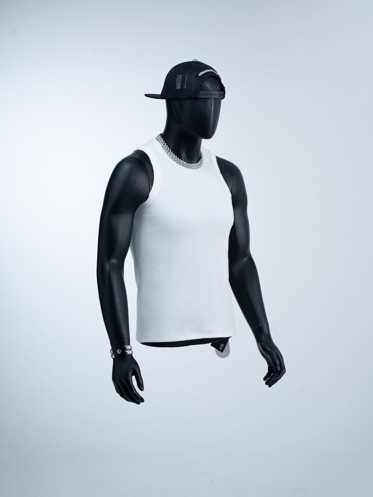Chrome Hearts Slogan Back Graphic Sleeveless T-Shirt ¡ª front