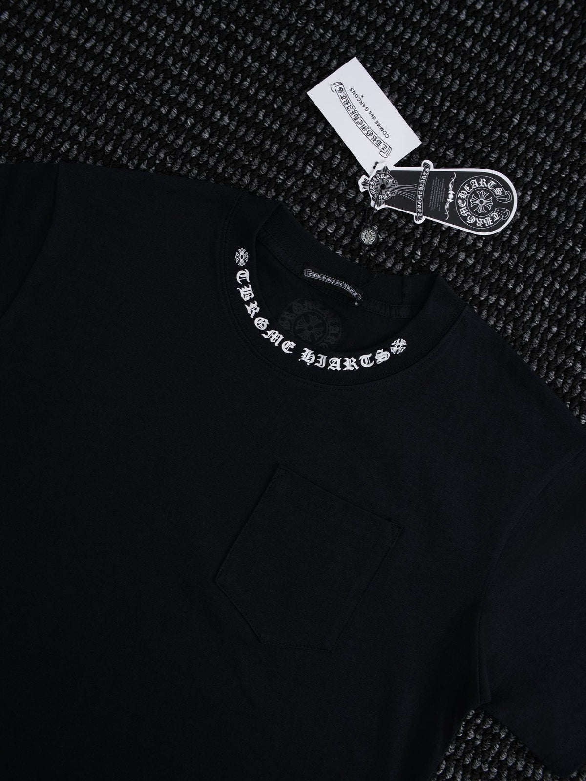 Chrome Hearts Sanskrit Letter Pocket Short-Sleeve T-Shirt ¡ª context