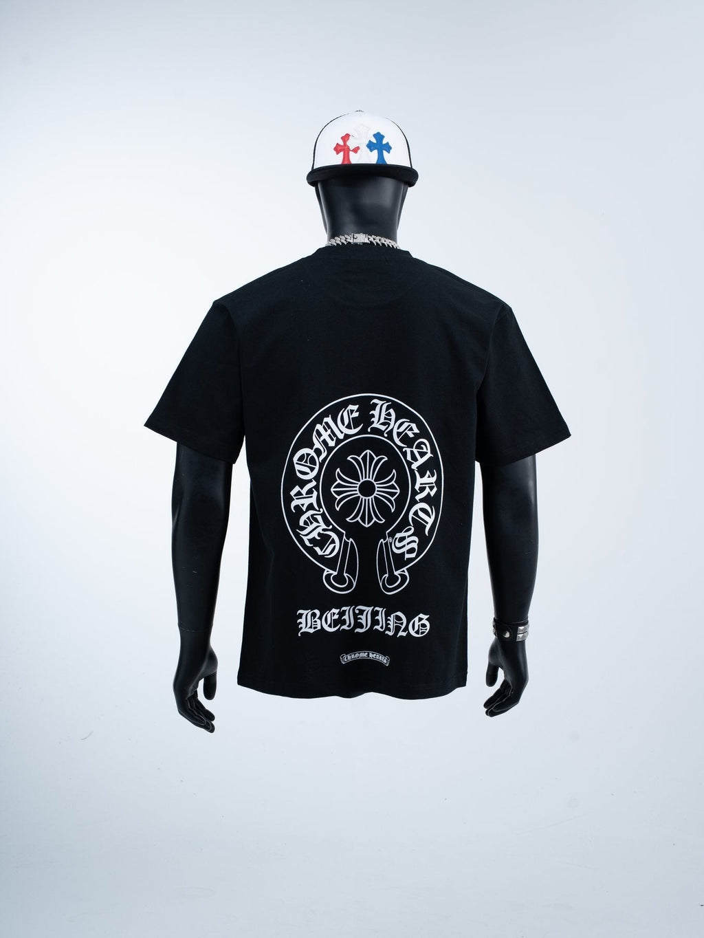 Chrome Hearts Beijing Horseshoe Script Graphic T-Shirt ¡ª back