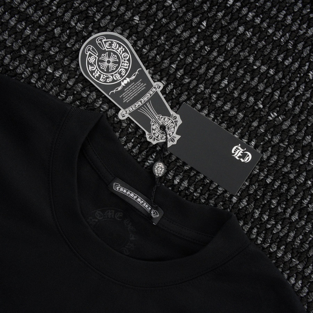 Chrome Hearts Beijing Horseshoe Script Graphic T-Shirt ¡ª hang_tag