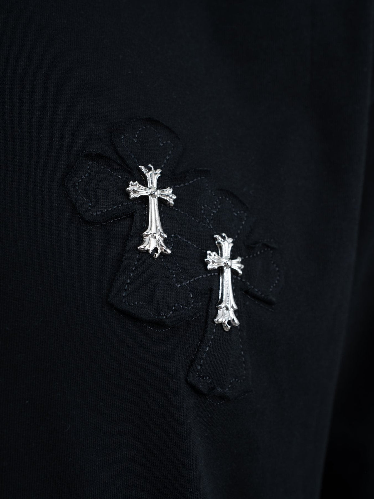 Chrome Hearts Slogan Cross Graphic T-Shirt ¡ª detail