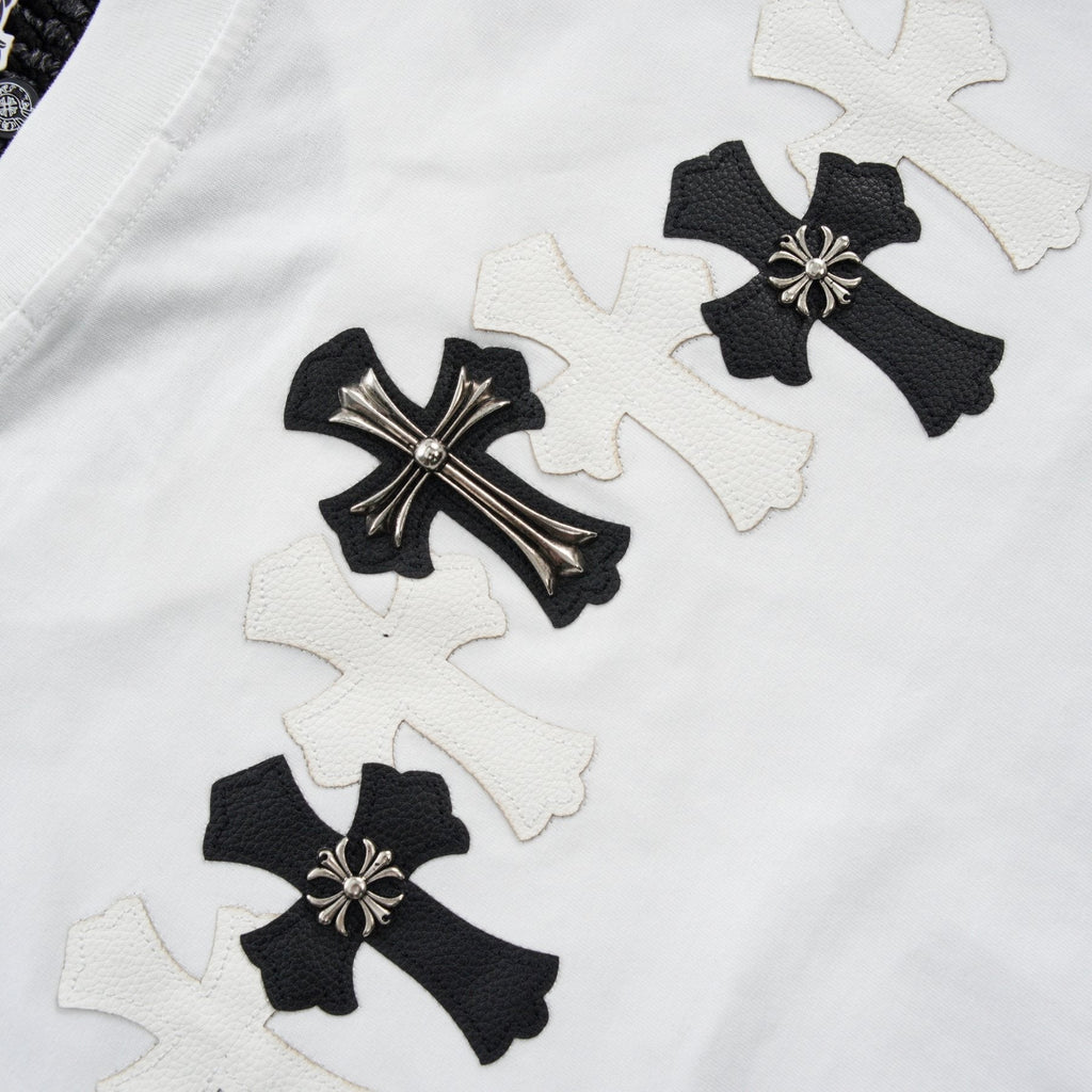 Chrome Hearts Contrast Cross Applique T-Shirt ¡ª detail