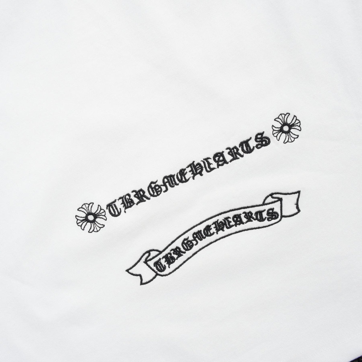Chrome Hearts Contrast Cross Applique T-Shirt ¡ª detail