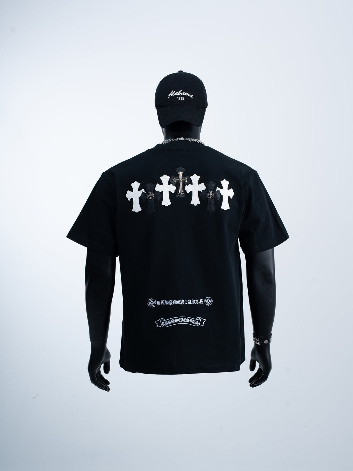 Chrome Hearts Contrast Cross Applique T-Shirt ¡ª back