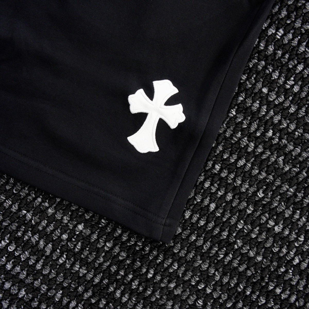 Chrome Hearts Cross Patch Drawstring Shorts ¡ª detail
