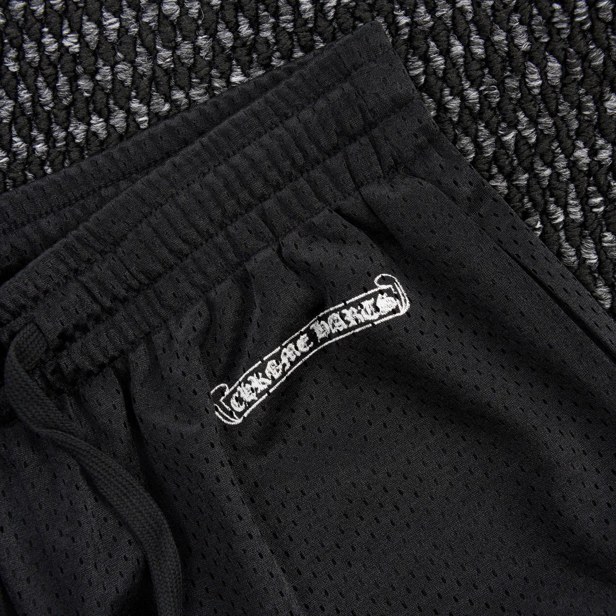 Chrome Hearts Sanskrit Cross Graphic Wide-Leg Pants ¡ª detail