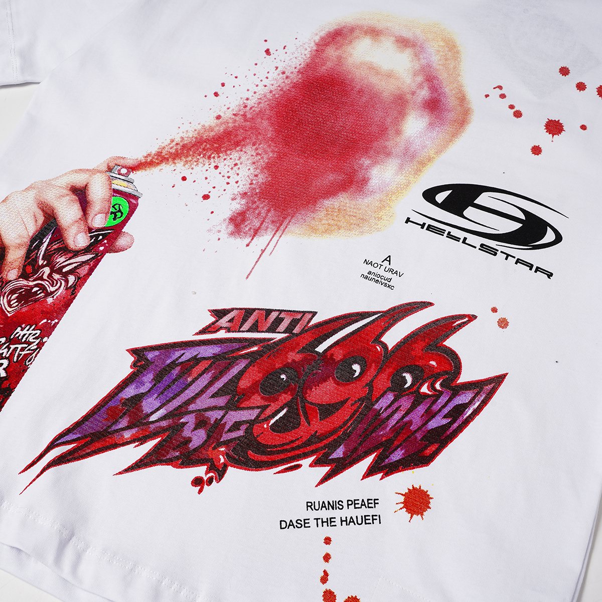 HELISTAR Spray Can Graphic Short-Sleeve T-Shirt ¡ª detail