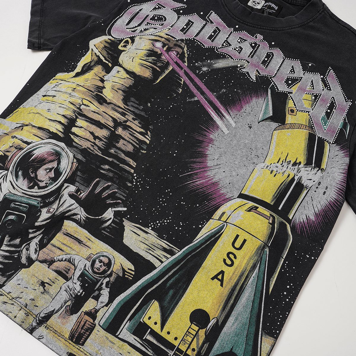 Godspeed Rocket USA Graphic T-Shirt ¡ª detail