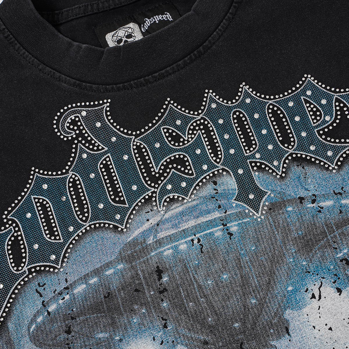 Godspeed Skull Graphic Short-Sleeve T-Shirt ¡ª detail