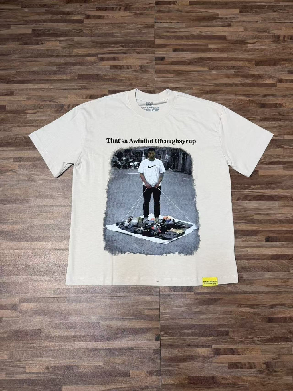 THAT'S A AWFUL LOT OF COUGH SYRUP Short-Sleeve Graphic T-Shirt ¡ª front