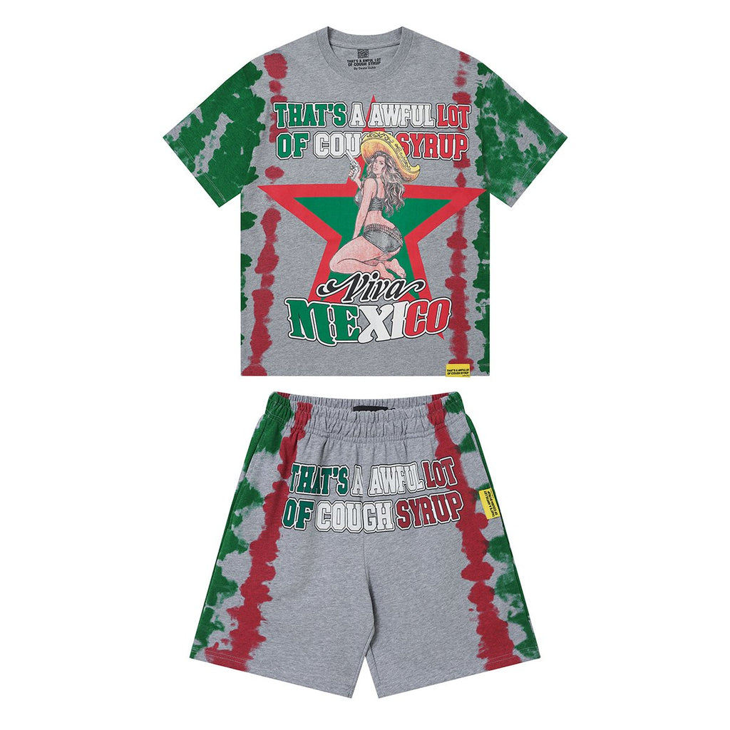THAT'S A AWFUL LOT OF COUGH SYRUP Cowgirl Graphic Short-Sleeve Set ¡ª front
