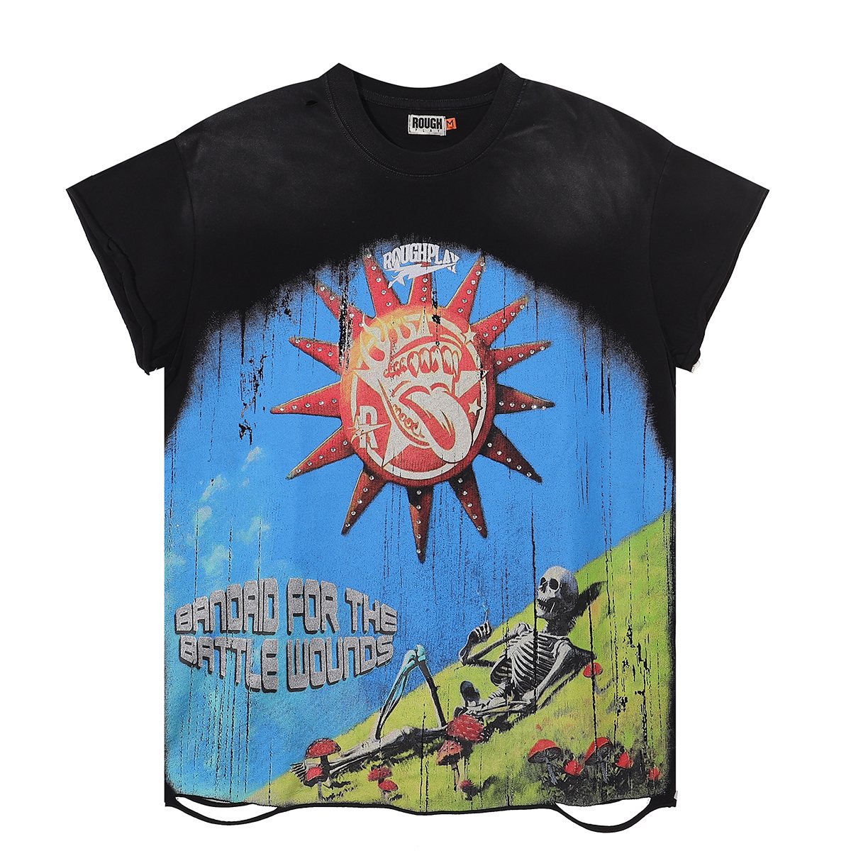 Rough Play Sunkiss Battle Graphic Sleeveless T-Shirt ¡ª front