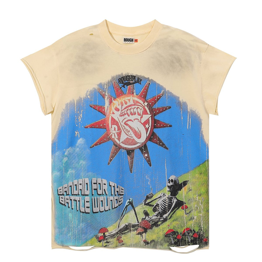 Rough Play Sunkiss Battle Graphic Sleeveless T-Shirt ¡ª hero