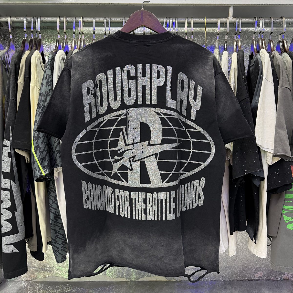 Rough Play Lost In Space Astronaut Graphic T-Shirt ¡ª context