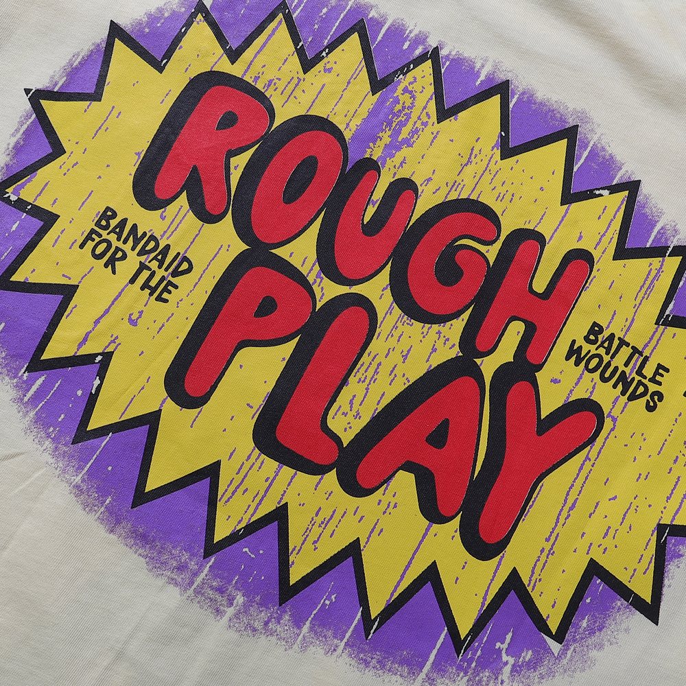 Rough Play Beavis Buttead Rhinestone Graphic Long-Sleeve T-Shirt ¡ª detail