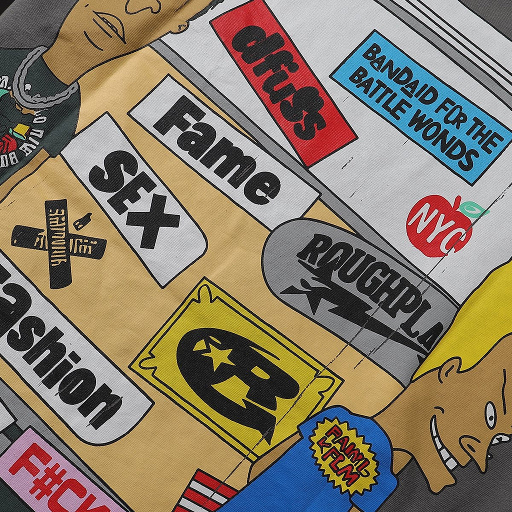 Rough Play Beavis and Butthead Van Graphic T-Shirt ¡ª detail
