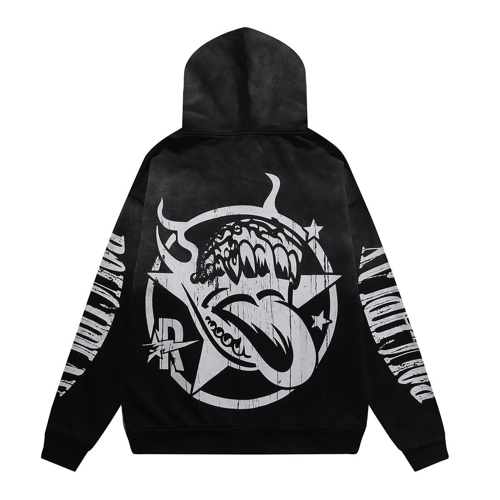 Rough Play In the Car Graphic Hoodie ¡ª back