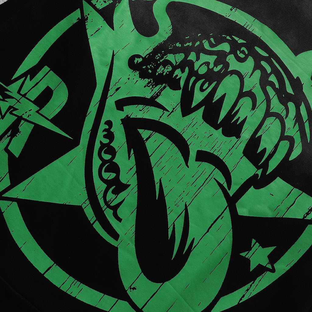 Rough Play In Car Skull Graphic Hoodie ¡ª detail