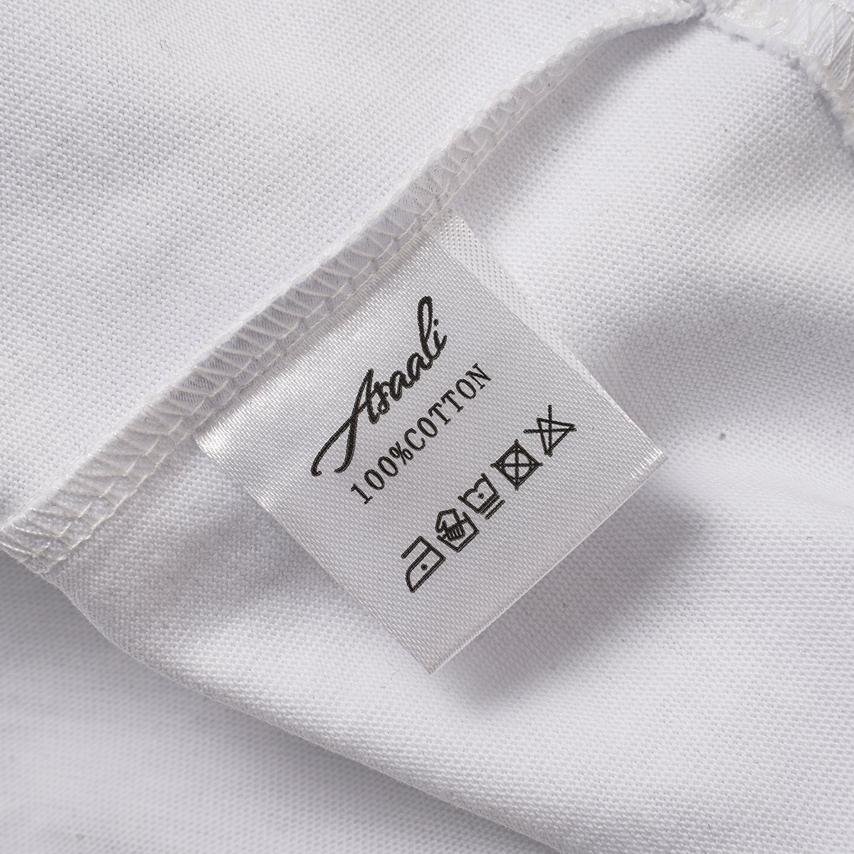 ASAALL Illustrated Front Graphic T-Shirt ¡ª neck_label