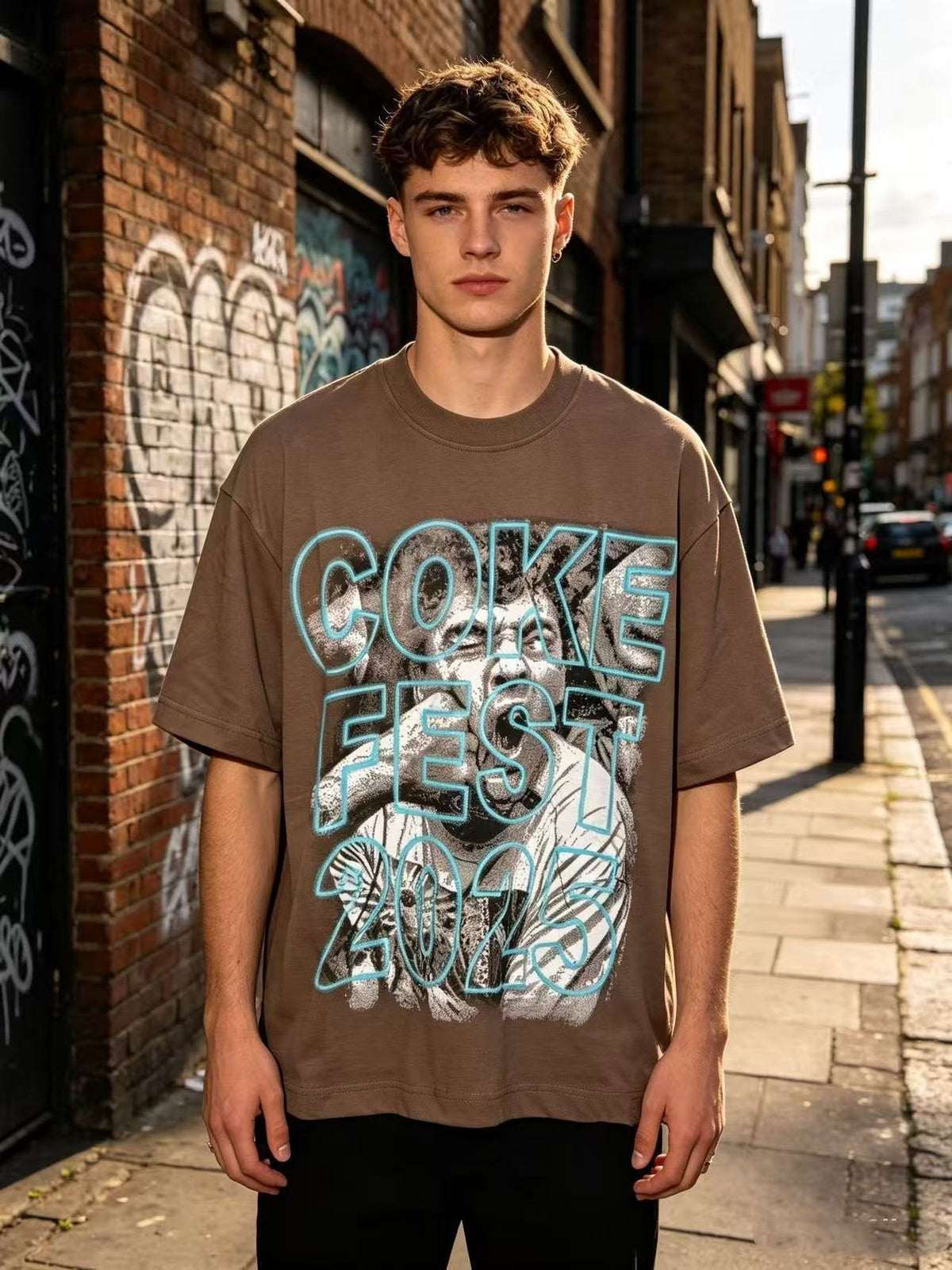 ASAALL Coke Fest 2025 Graphic T-Shirt ¡ª model
