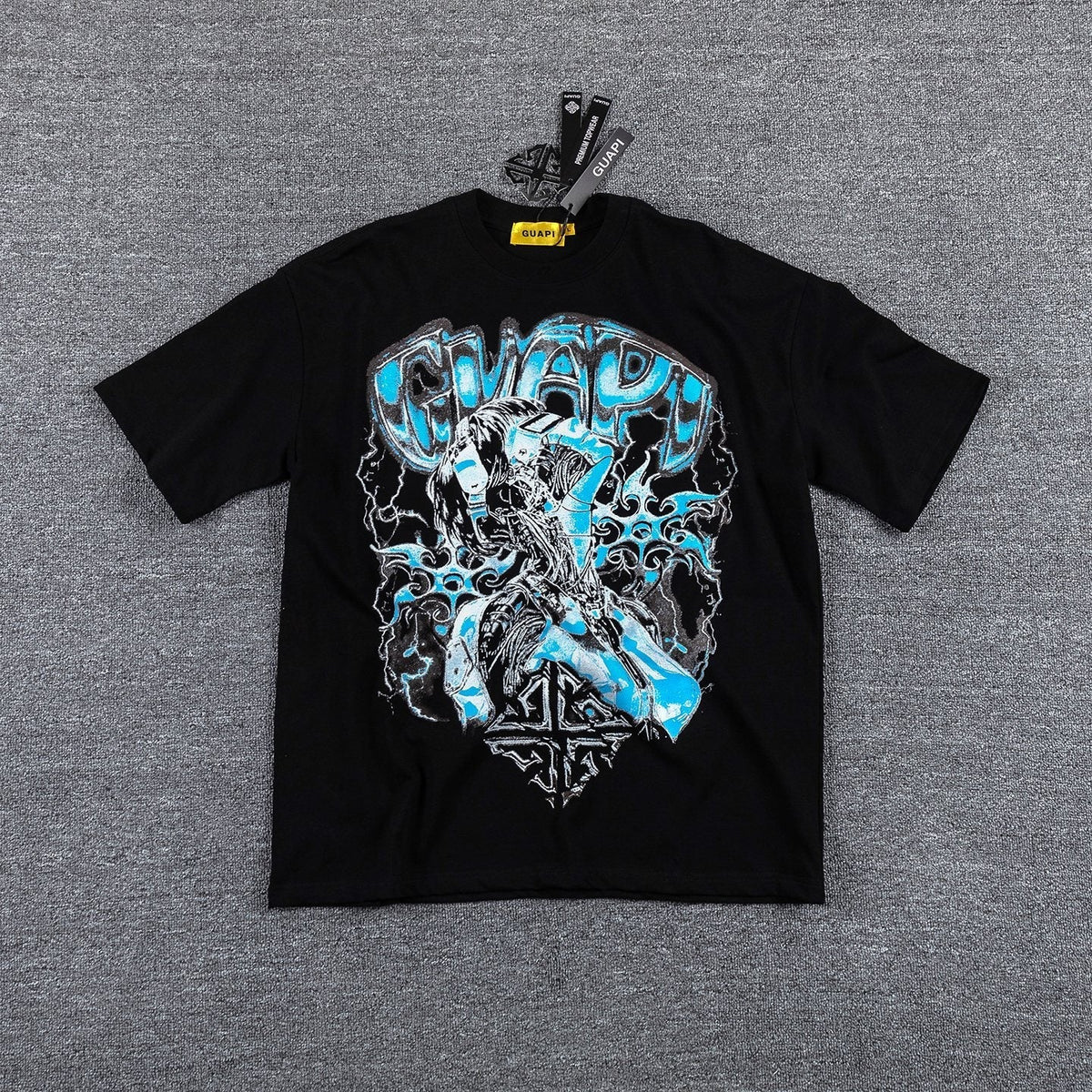 GUAPI Blue Graphic Short-Sleeve T-Shirt ¡ª hero