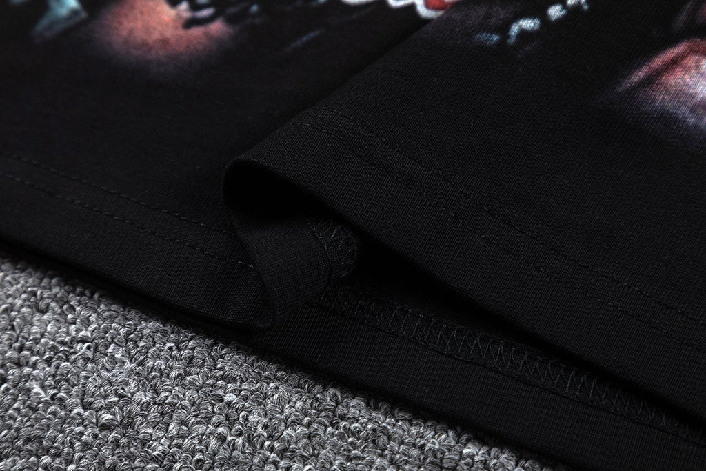 GLAZA GOD Unleash The Power Graphic T-Shirt ¡ª fabric_closeup