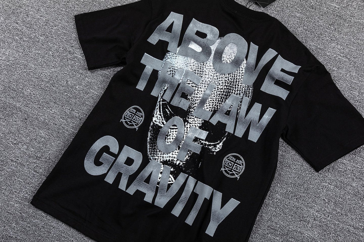 GlazingD Above the Law of Gravity Graphic T-Shirt ¡ª detail