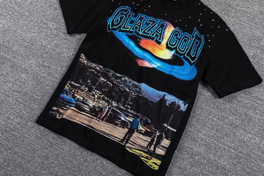 Glaza God Memories From The Future Graphic T-Shirt ¡ª front