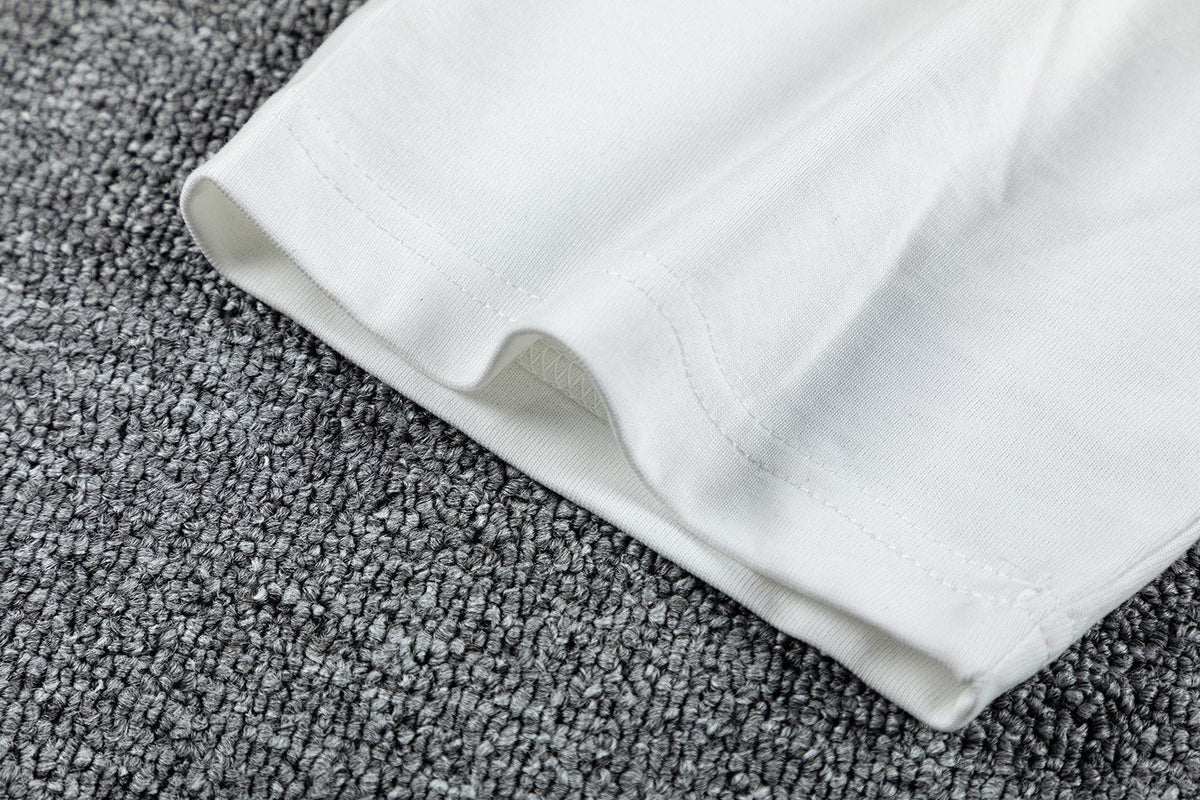 GUAPI Racing Geometric Short-Sleeve T-Shirt ¡ª fabric_closeup