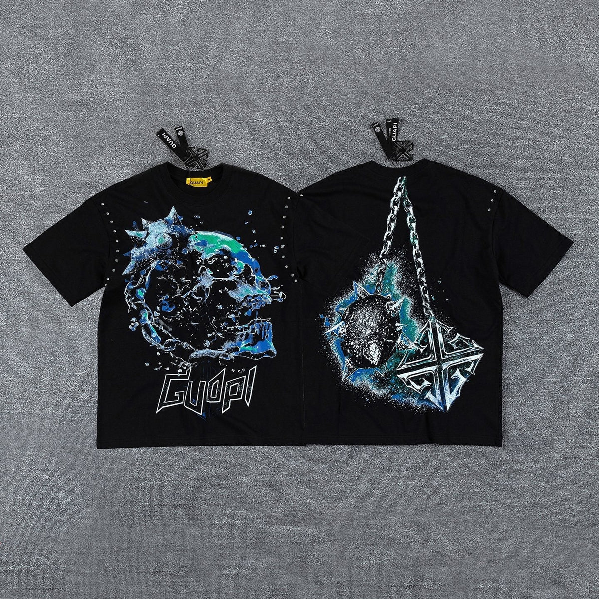 GUAPI Skull Chain Graphic T-Shirt ¡ª hero