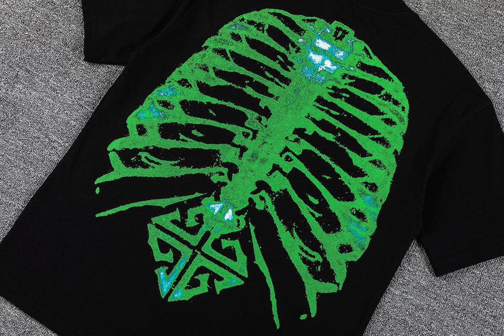 GUAPI Skull Ribcage Graphic T-Shirt ¡ª detail