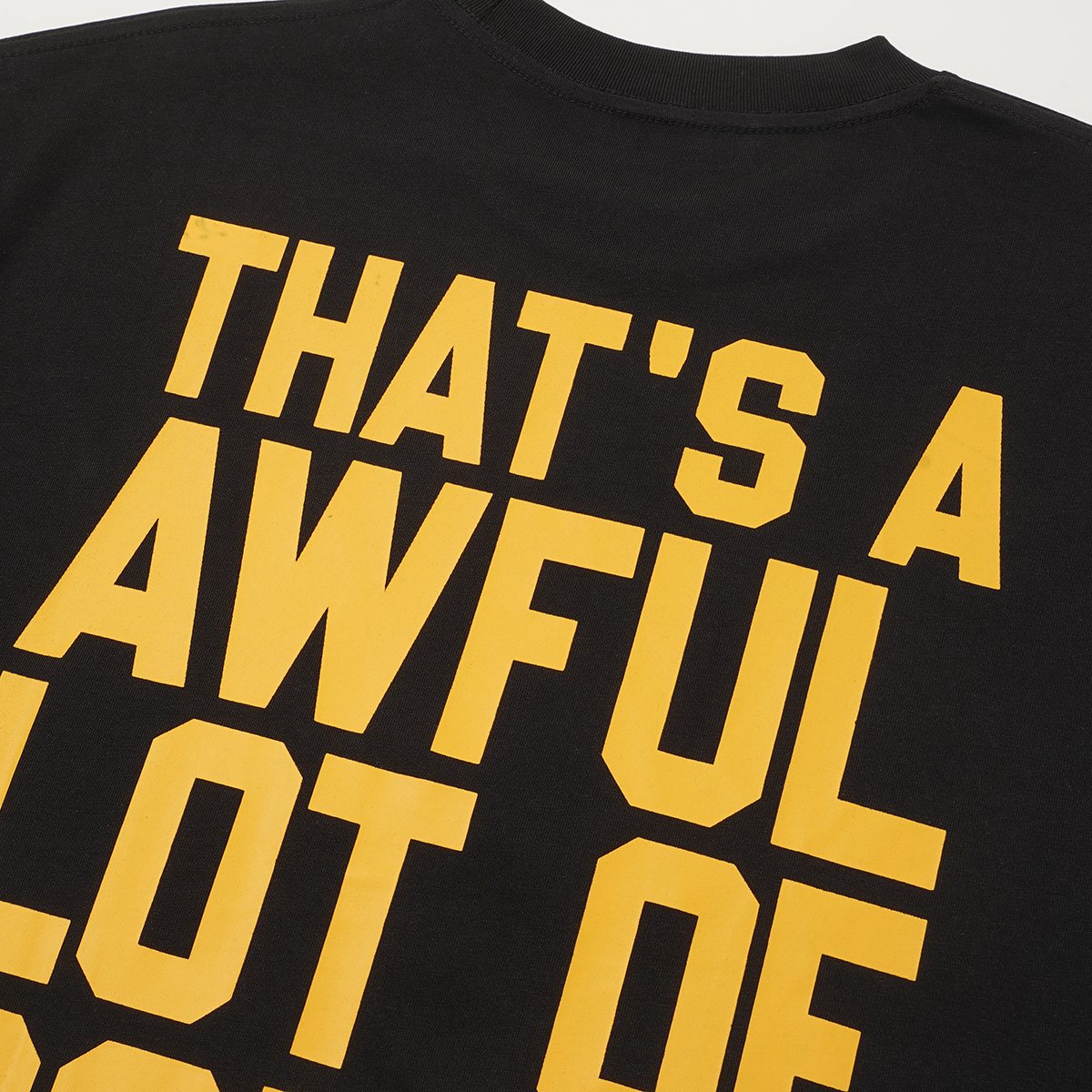 THAT'S A AWFUL LOT OF COUGH SYRUP Front & Back Graphic T-Shirt ¡ª detail