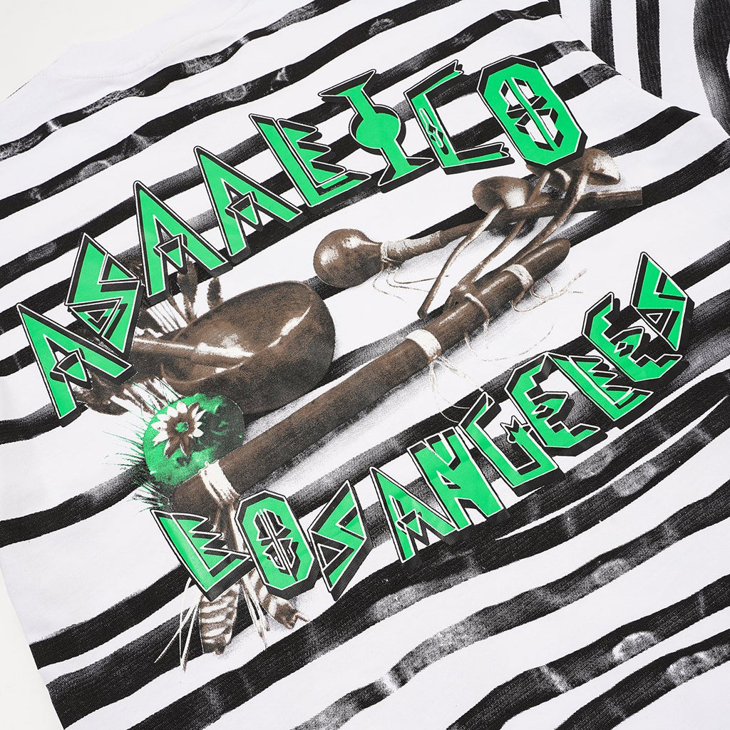ASAALL Striped Front & Back Graphic T-Shirt ¡ª detail