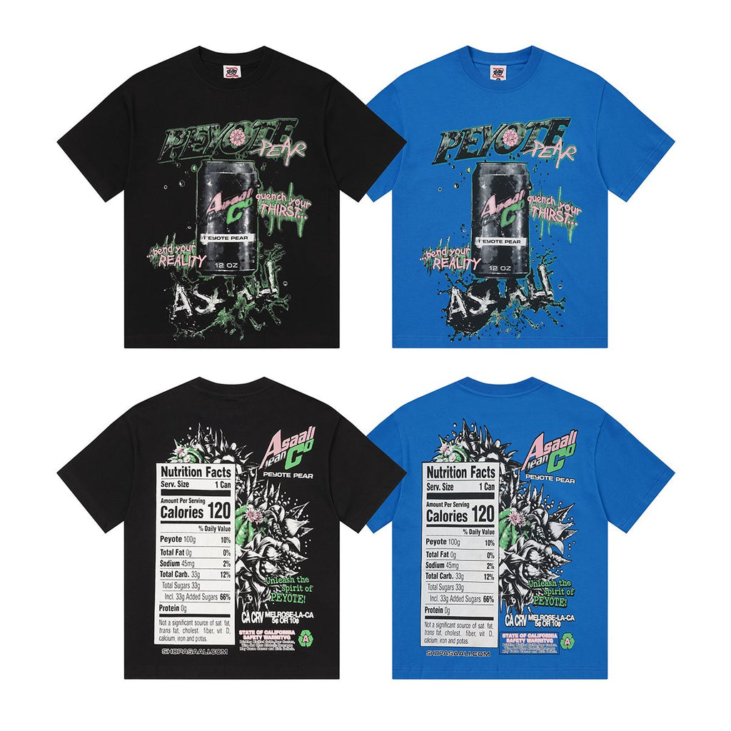 ASAALL Peyote Pear Cactus Graphic Short-Sleeve T-Shirt ¡ª comparison