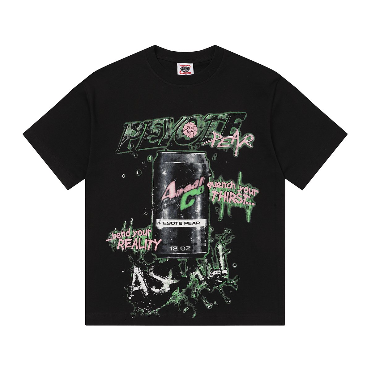 ASAALL Peyote Pear Cactus Graphic Short-Sleeve T-Shirt ¡ª front