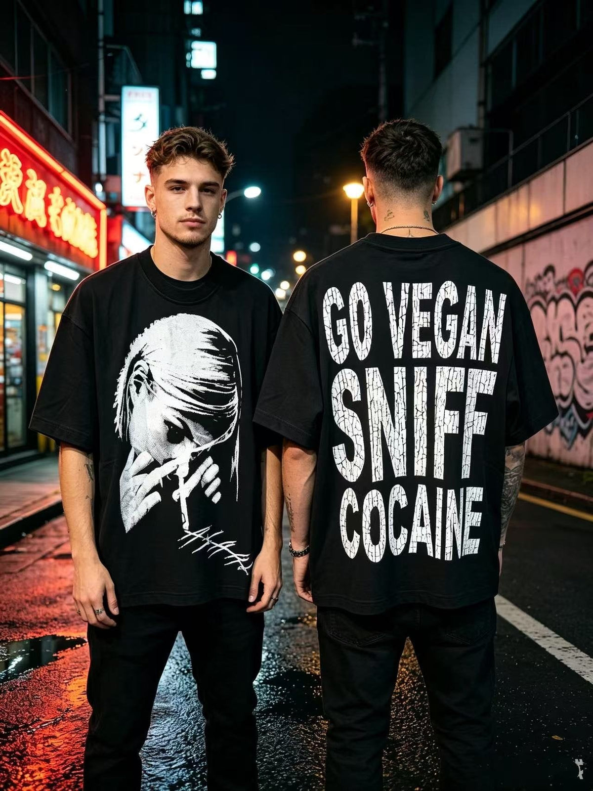 ASAALL Portrait Graphic T-Shirt ¡ª context