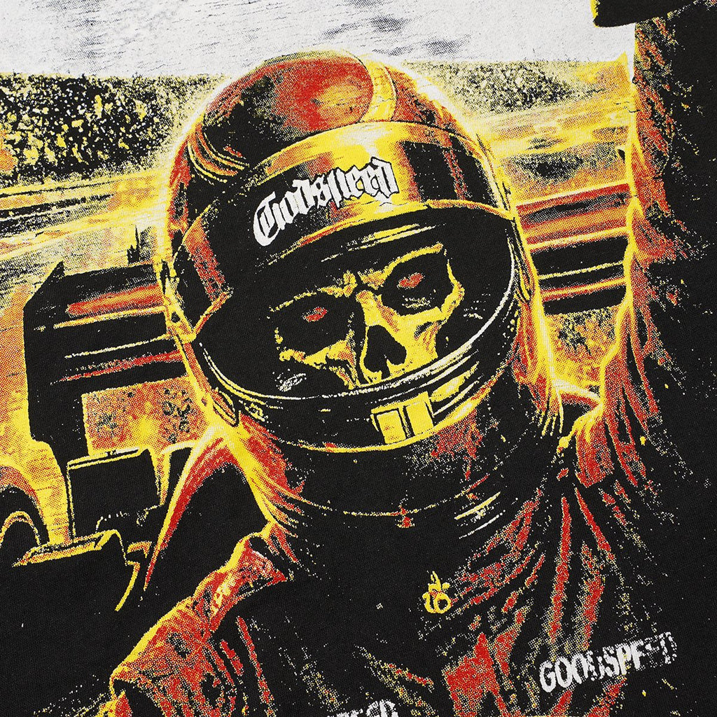 Godspeed Racing Skull Trophy Graphic T-Shirt ¡ª detail
