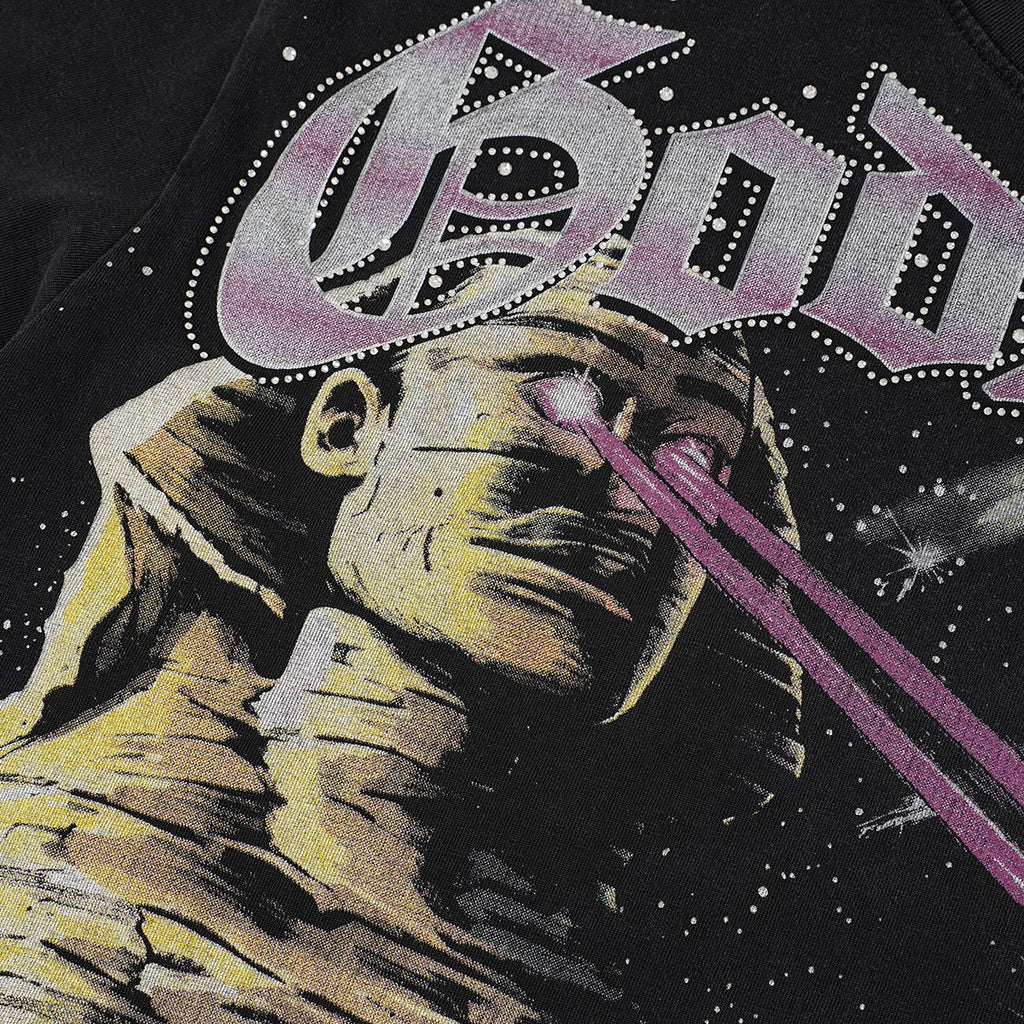 Godspeed Astronaut Rocket Graphic T-Shirt ¡ª detail