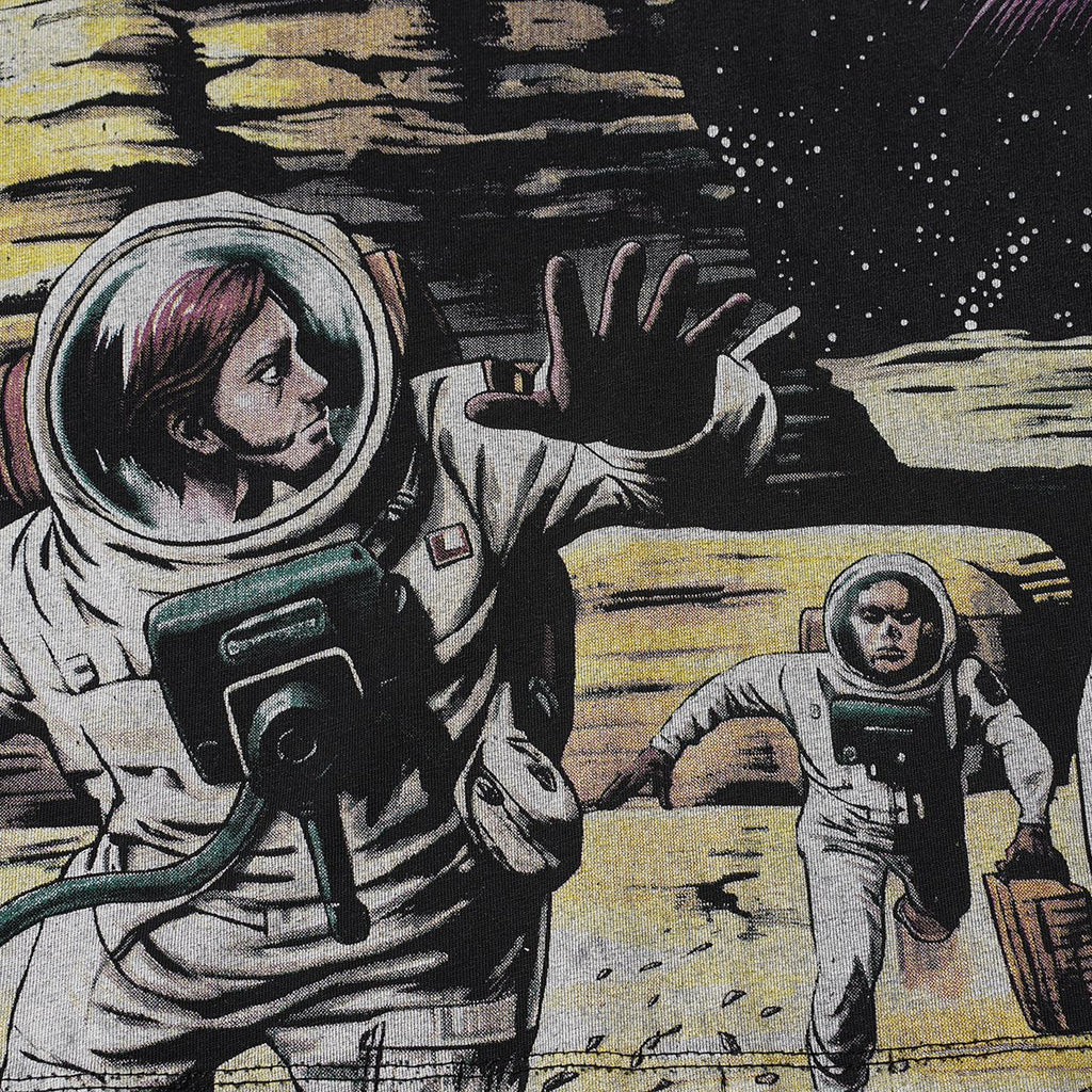 Godspeed Astronaut Rocket Graphic T-Shirt ¡ª detail