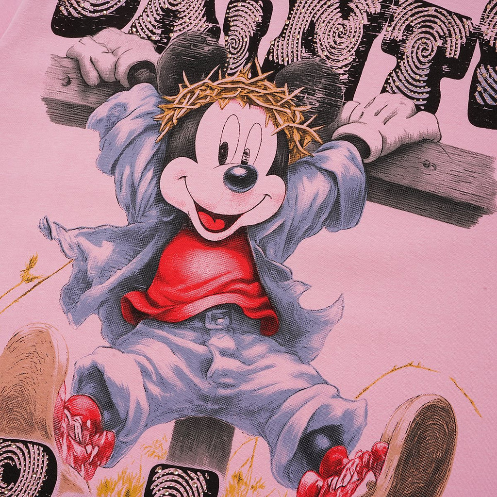 SAINT Dreams Rhinestone Graphic T-Shirt ¡ª detail