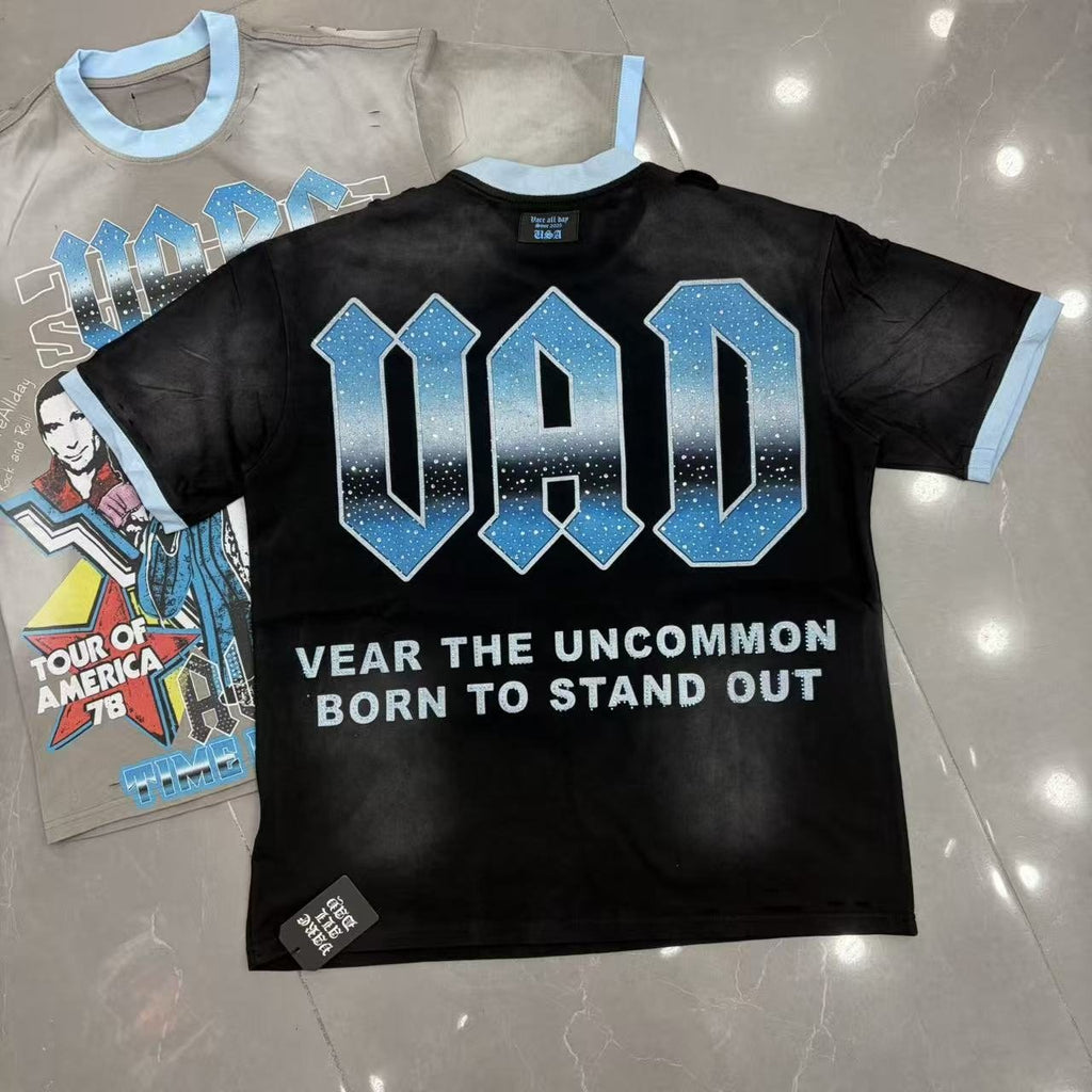 VARE ALL DAY Contrast-Trim Graphic Short-Sleeve T-Shirt ¡ª back