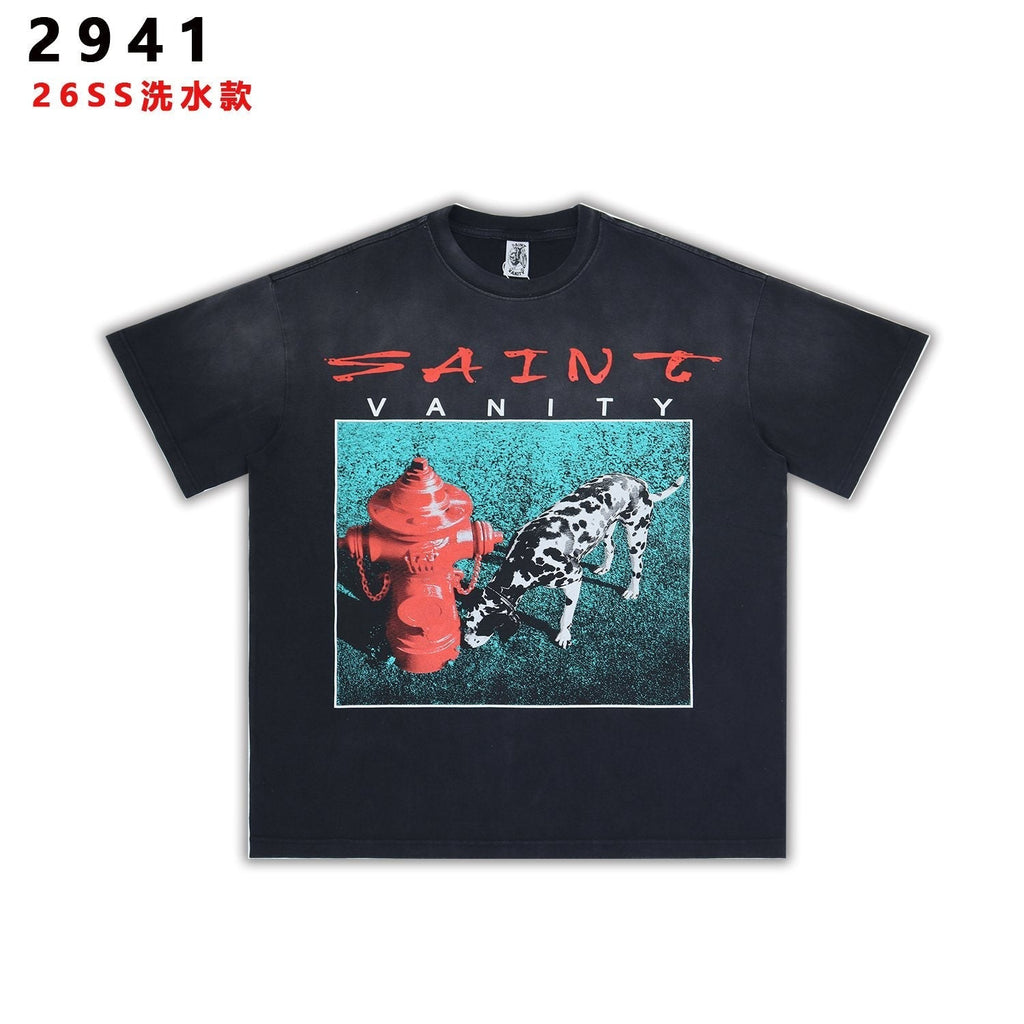 SAINT Dalmatian Hydrant Graphic T-Shirt ¡ª hero