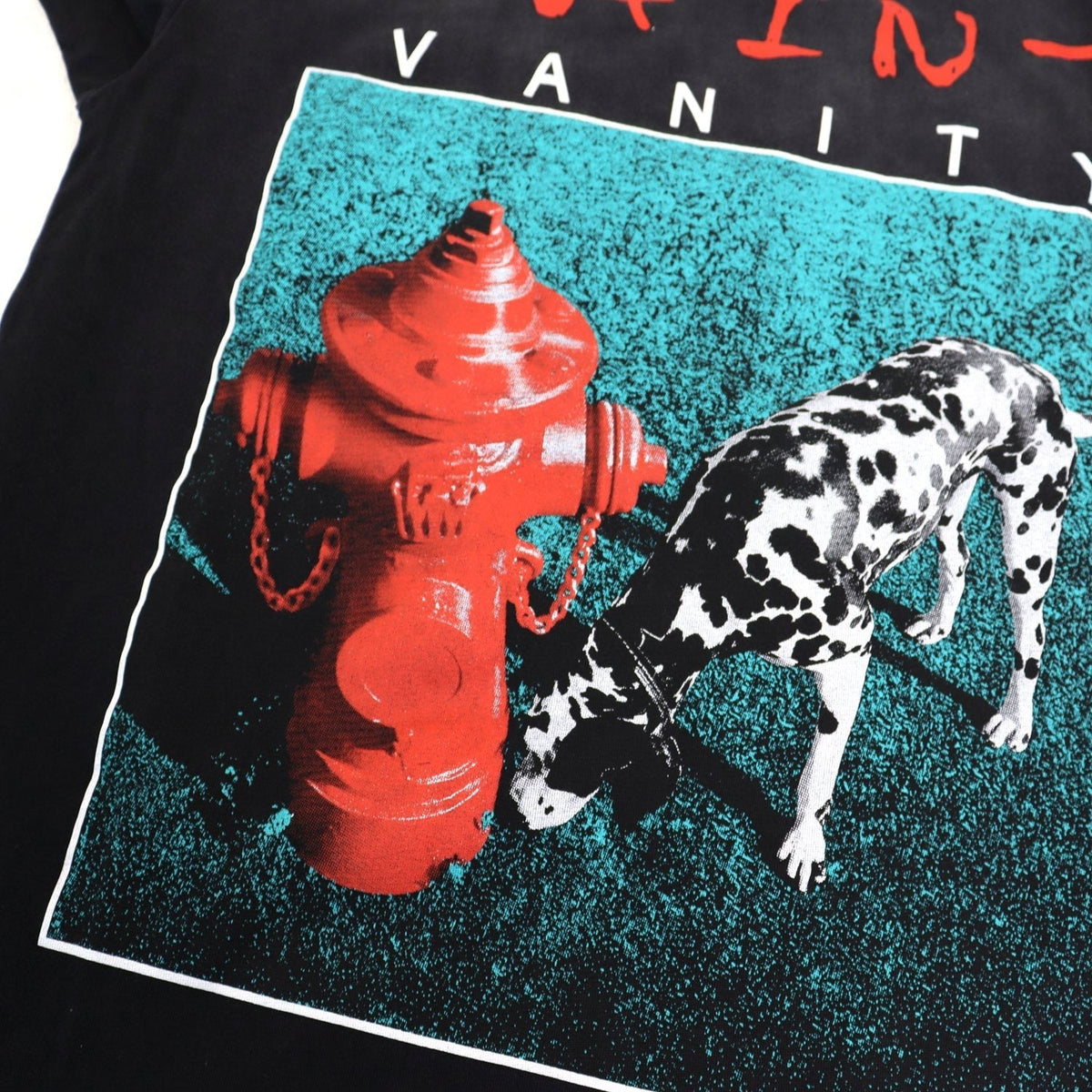 SAINT Dalmatian Hydrant Graphic T-Shirt ¡ª detail