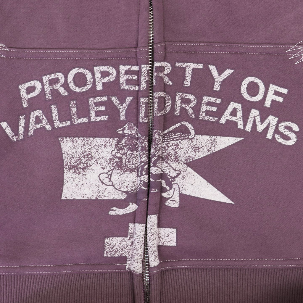Valley Dreams Washed Full-Zip Graphic Hoodie ¡ª detail