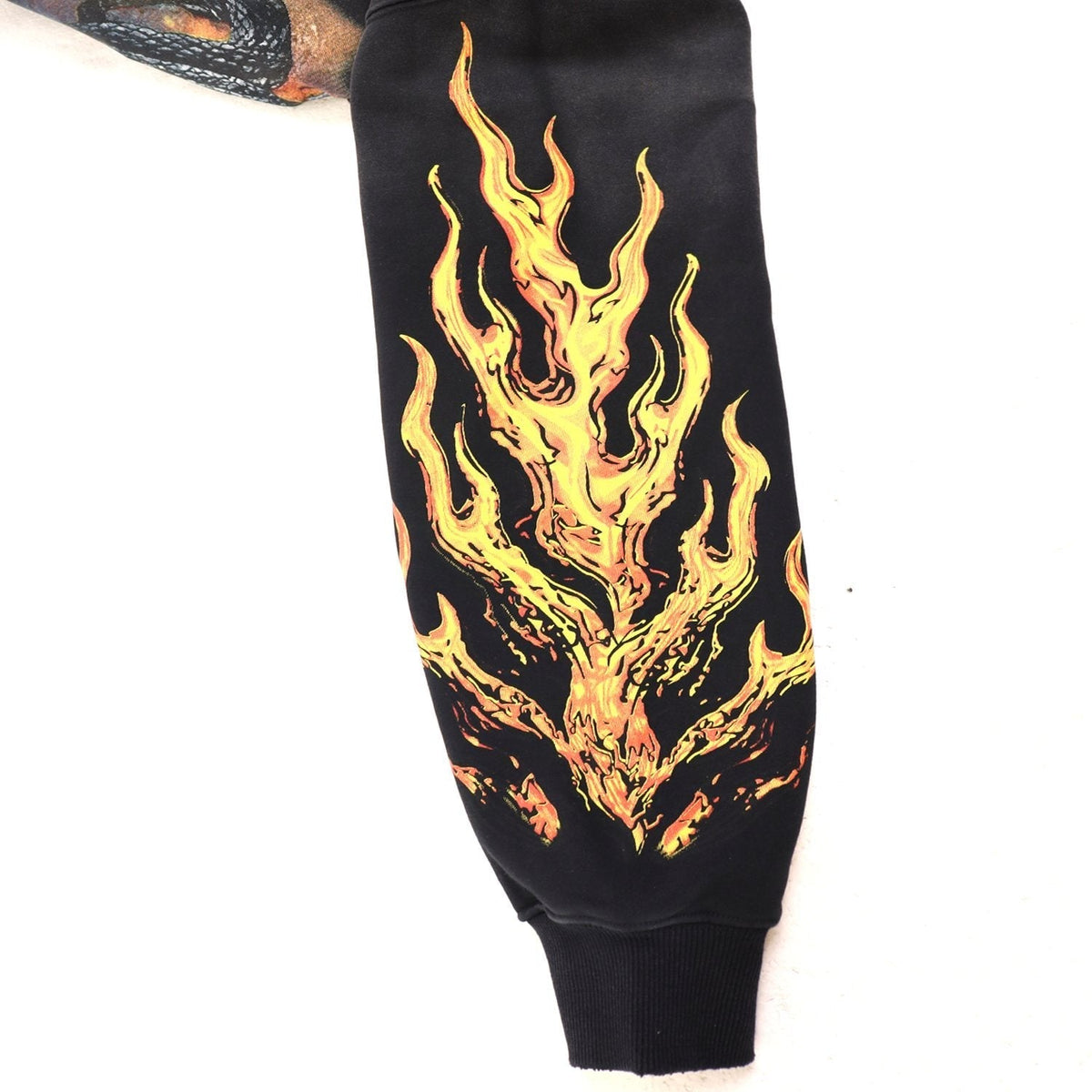 Valley Dreams Dragon Flame Graphic Hoodie ¡ª detail
